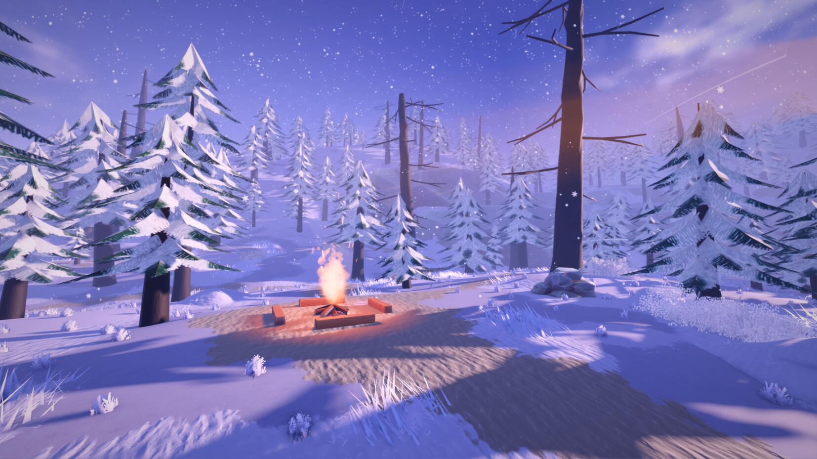 Stylized Frigid Woodlands